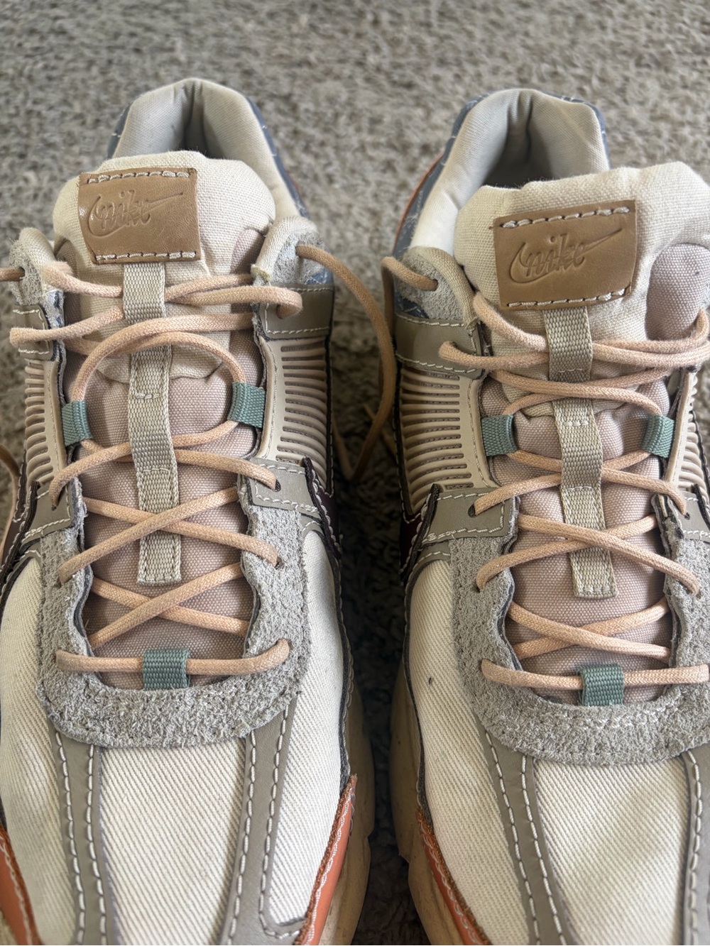 Nike Air Zoom Vomero 5 Sashiko Men's 11.5 Sanddrift Khaki Earth Pre Owned As Is - Picture 8 of 9